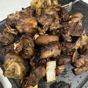 Oven Grilled Goatmeat